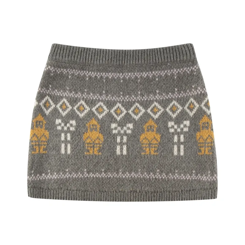 WORKSOUT Casual Short Skirts Women's Gray-0