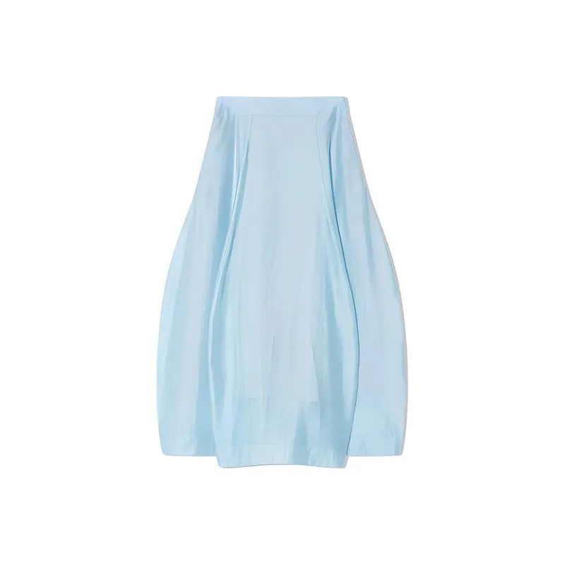 COVERINS Casual Long Skirts Women's Sky Blue-0