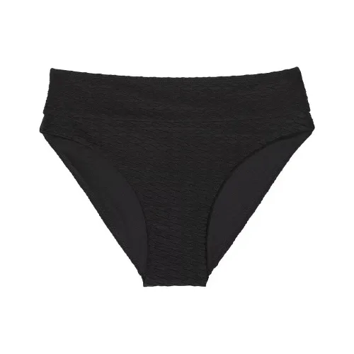 Victoria's Secret PINK Mix & Match Mid-Rise Bikini Bottom / Black Swimming Shorts Women's Black