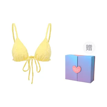 YUKARI SWIM Bikini Women's Yellow Cream