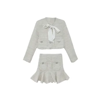 Icicofficial Skirt Set Women's White