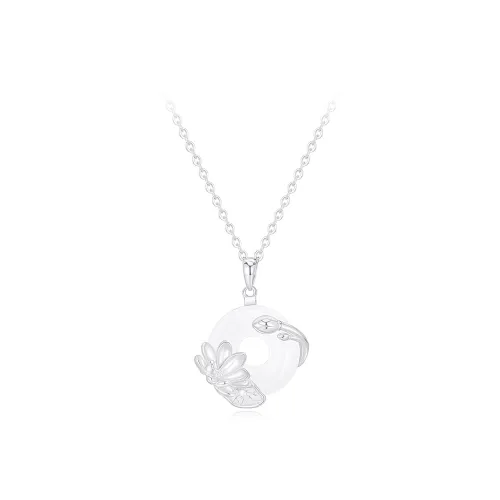 Love Link Chalcedony Necklaces Women's
