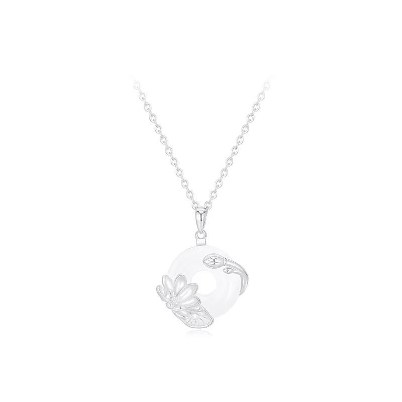 Love Link Chalcedony Necklaces Women's-0