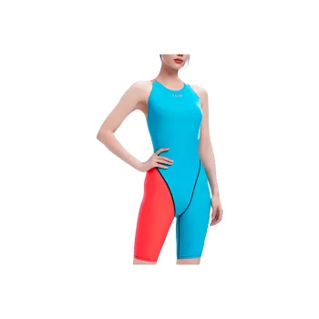 ZOKE One-Piece Swimsuits Women's Lake Green With Red Accents