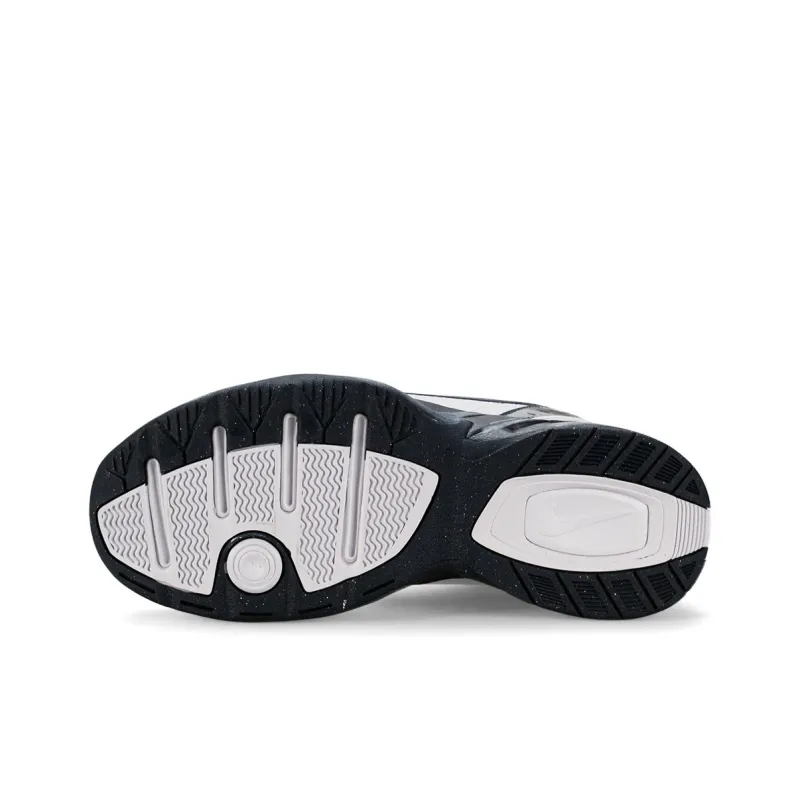 Nike Air Monarch 4 Galaxy Silver Wing Slip Resistant Low Top Chunky Sneakers Black Gray Unisex-4