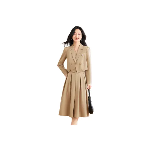 Like The Age Of Water Skirt Set Women's Khaki