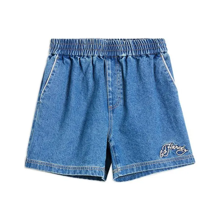 Ed Hardy SS24 Denim Shorts Women's Indigo-0