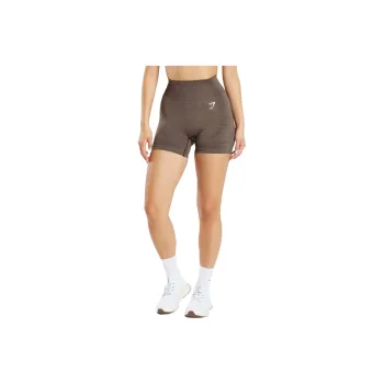 GYMSHARK VITAL SEAMLESS 2.0 SHORTS Sports Shorts Legging Women's Brown Mudstone Gray