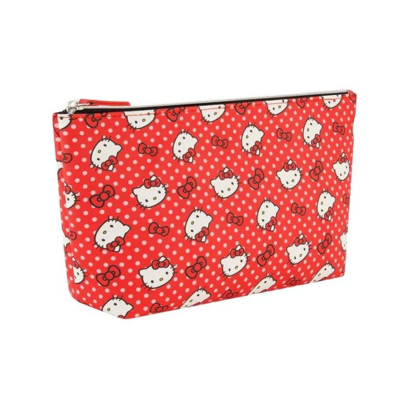 Sanrio Polyester Makeup Bag Women's Red-1