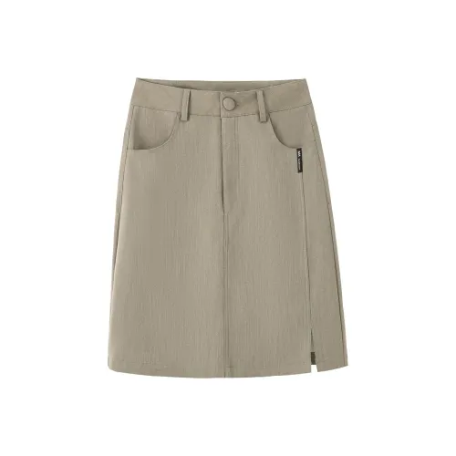 0571 Family Casual Short Skirts Women's Khaki