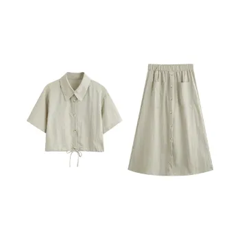LSVE Skirt Set Women's Light Green