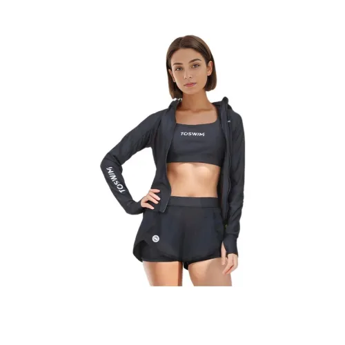 TOSWIM Two-Piece Swimsuits Women's Black