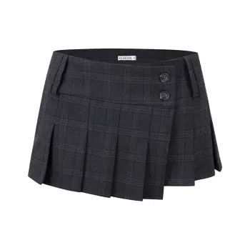 Ariseism Casual Short Skirts Women's Dark Gray