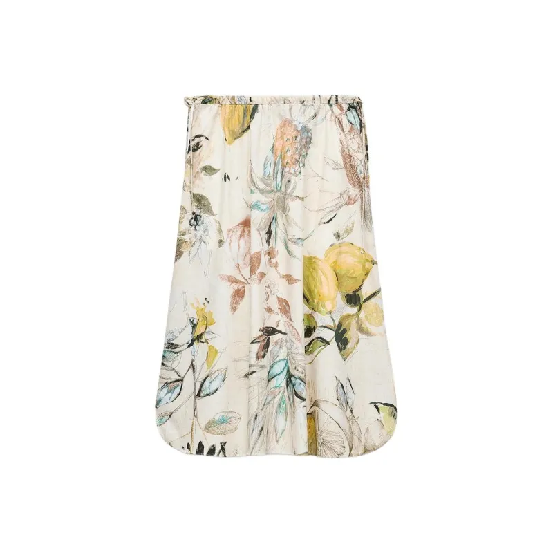 ZARA ZW Series Casual Long Skirts Women's Multicolor-0