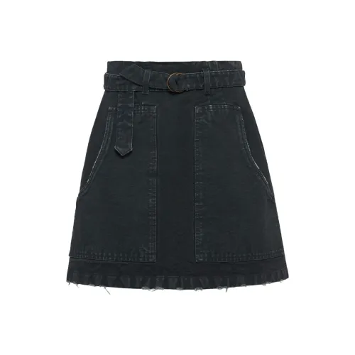 PRADA A line Denim Miniskirt