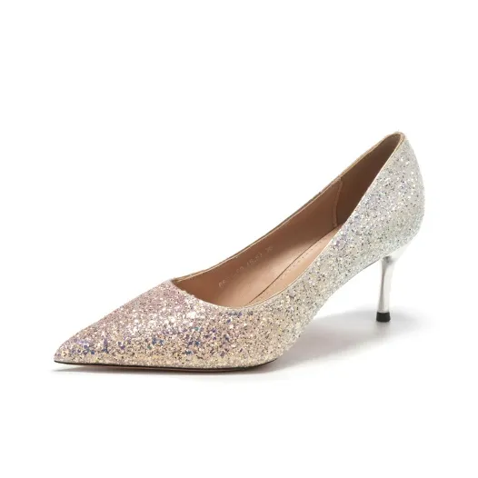 QITUMAUL Slim Heel High Heels Women's-13