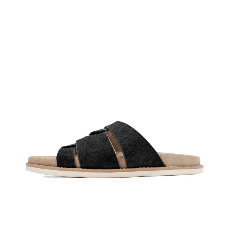 Voguhomme Rubber Sole Slip Resistant Slide Slippers Men's-5