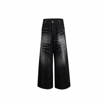 WHELVE Jeans Unisex Black