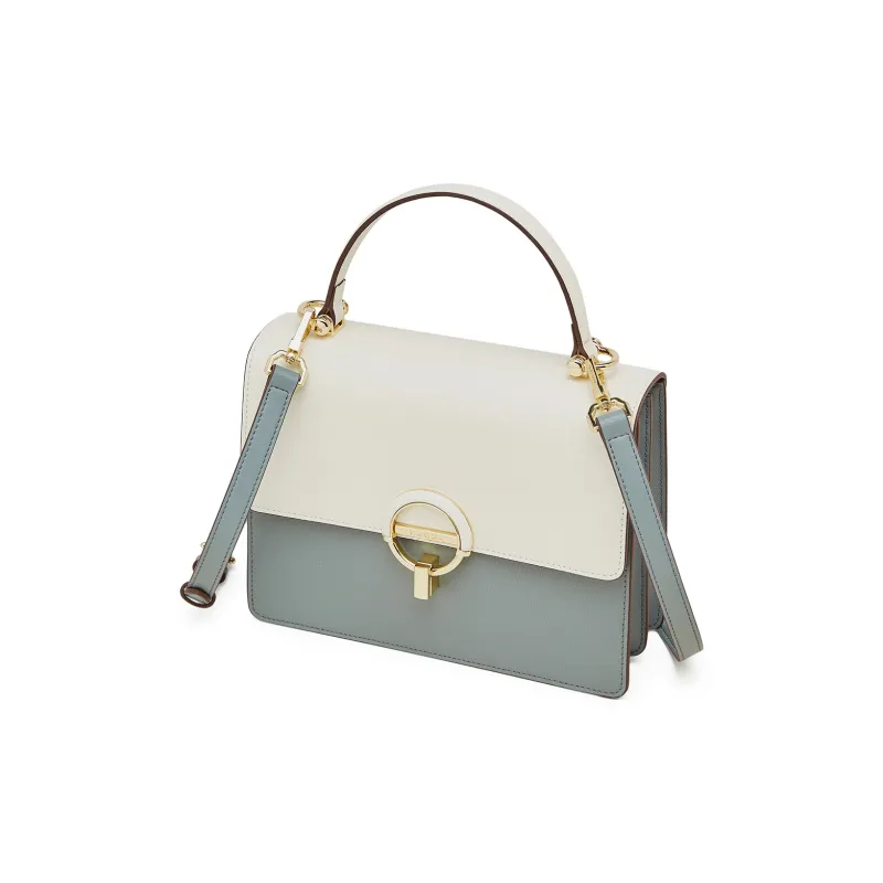 PIERRE CARDIN Genuine Cow Leather Shoulder Bag, Crossbody Bag, Handbag Regular Women's Beige-15