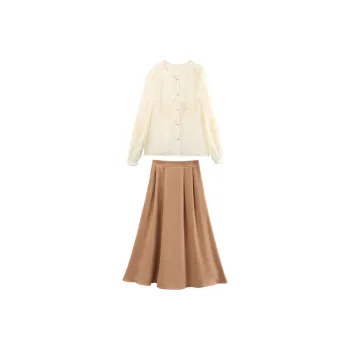 A Paradise For Awakening Skirt Set Women's Beige