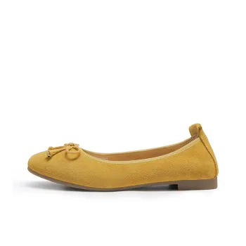 CAMEL Small Leather Shoes, Lightweight Breathable Commute Versatile Trendy Casual Women's Shoes Women's