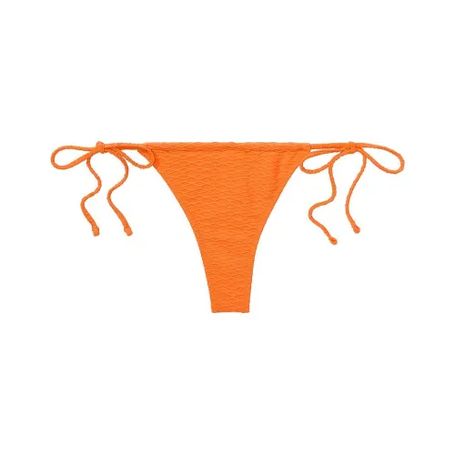 Victoria's Secret Mix & Match String Thong Bikini Bottom / SO Swimming Shorts Women's Sun Orange