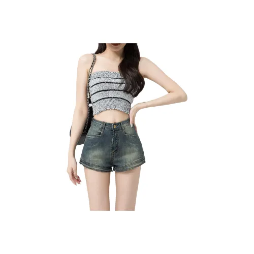 Honey Denim Shorts Women's Vintage Blue