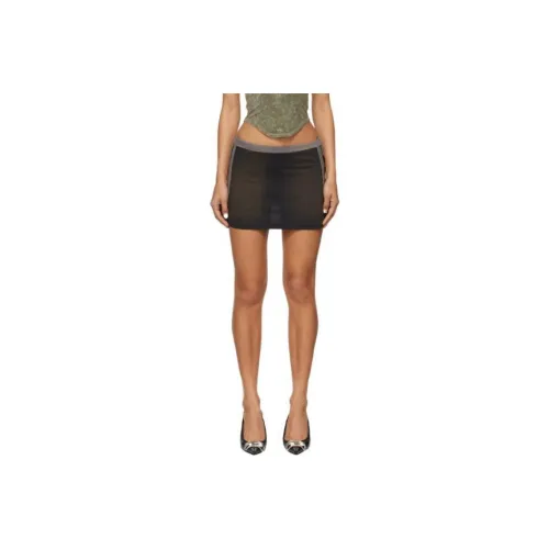 DIESEL Casual Short Skirts Women's Black