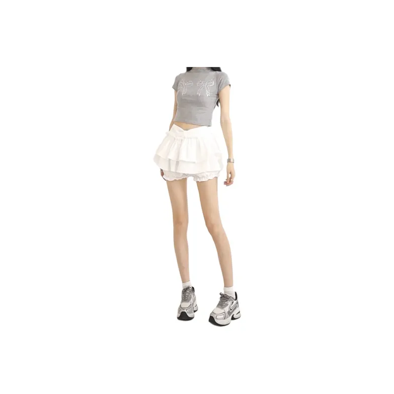 HELEH Casual Short Skirts Women's-4