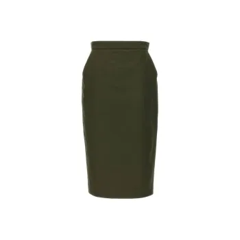 MaxMara Cognac High Waist Skirt