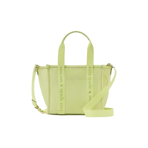 Kate Spade Mesh Fabric Tote Bag, Shopping Bag, Shoulder Bag, Crossbody Bag, Handbag Trumpets Women's Green