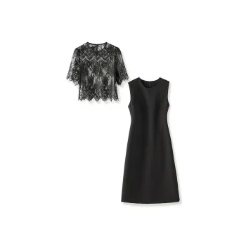 CHARM PICK Skirt Set Women's Black