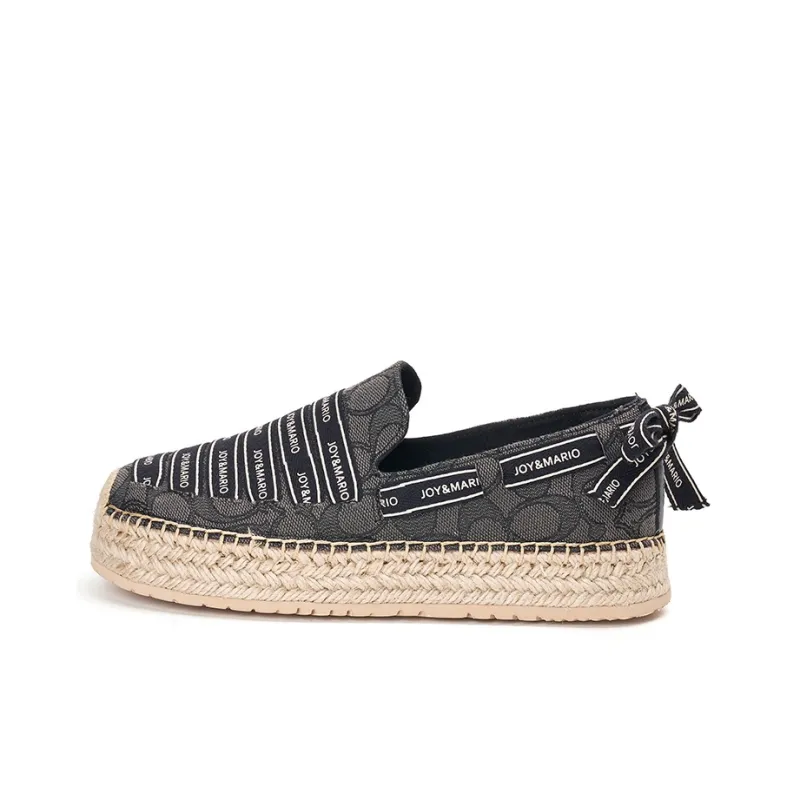 Joy&Mario Espadrilles Women's Black, Apricot, Green-0