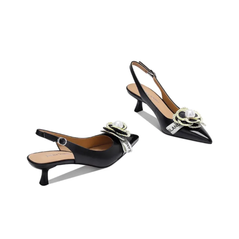 JESSICA SOPHIA Slim Heel High Heels 4.5cm Women's-6