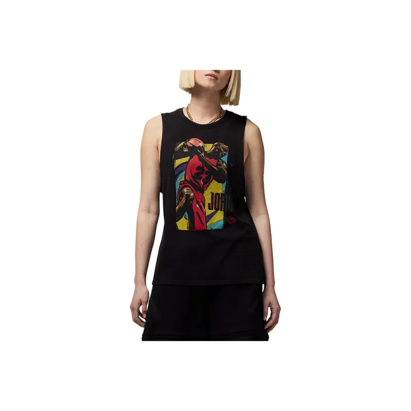 Jordan Women's Sleeveless Graphic T Shirt-0