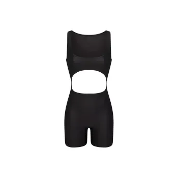 SKIMS SHINE SWIM CUT OUT CYCLE SUIT One-piece Swimsuit Women's ONYX/Onyx