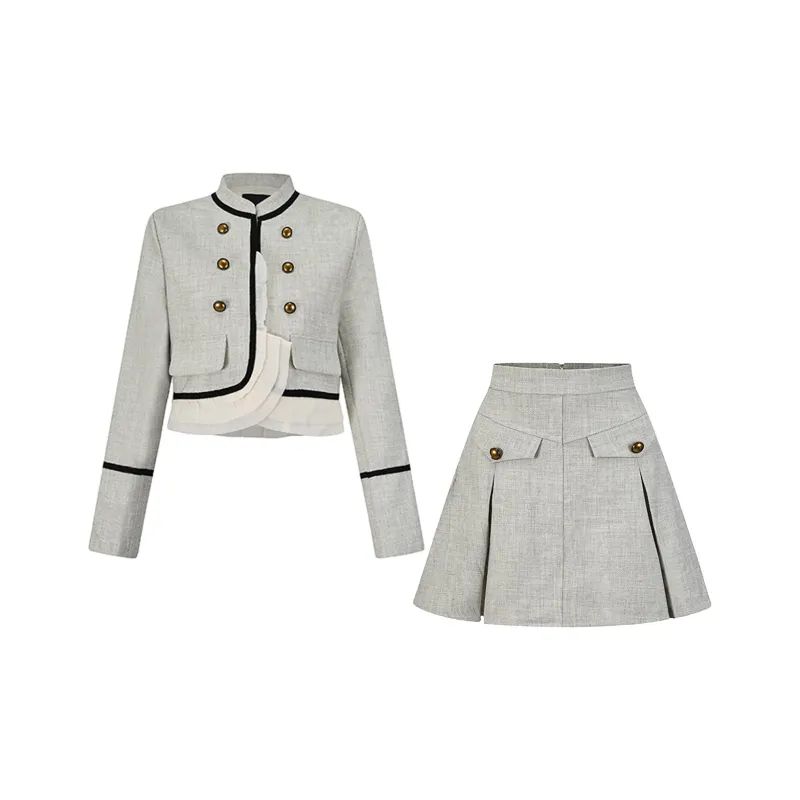 UPNANAWANG Two Piece Skirt Sets Women's-0