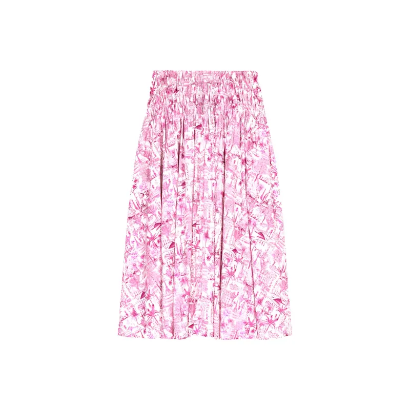 Maje Smocked waist Skirt-0