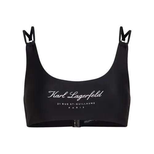 KARL LAGERFELD Hotel Karl Bandeau Bikini Top
