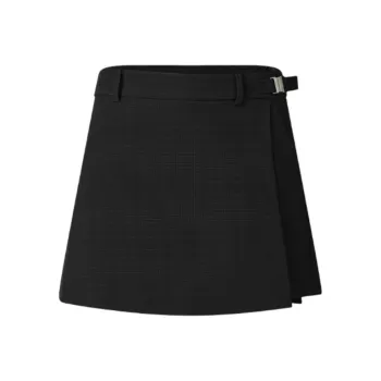 FILA Golf Series SS25 Casual Short Skirts Women's Pitch Black BK