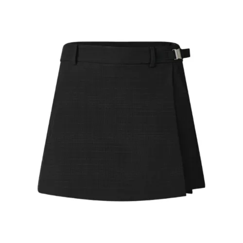 FILA Golf Series SS25 Casual Short Skirts Women's Pitch Black BK