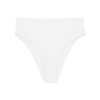 Victoria's Secret PINK HIGH-WAIST CHEEKY BIKINI BOTTOM / Optic White Swimming Shorts Women's Optical White