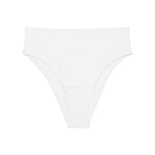 Victoria's Secret PINK HIGH-WAIST CHEEKY BIKINI BOTTOM / Optic White Swimming Shorts Women's Optical White