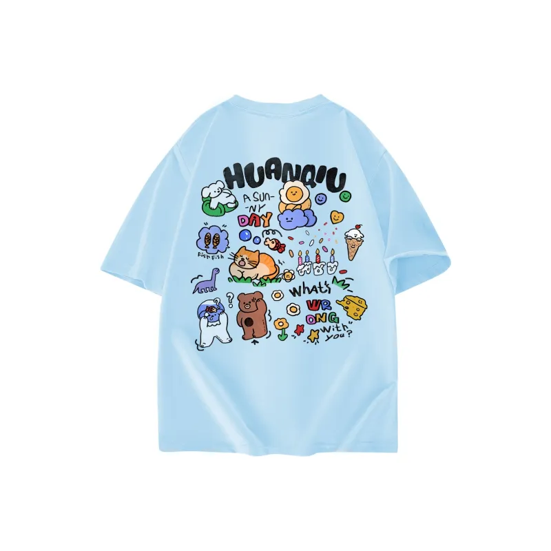 HUANQIU T Shirts Unisex-16