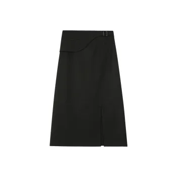 Omont Casual Long Skirts Women's Black