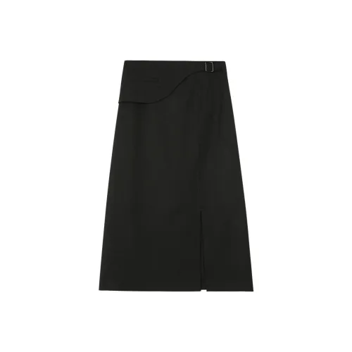 Omont Casual Long Skirts Women's Black