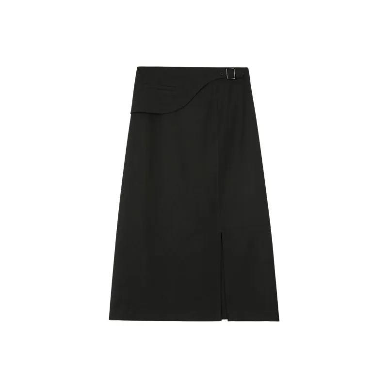 Omont Casual Long Skirt Women's Black-0