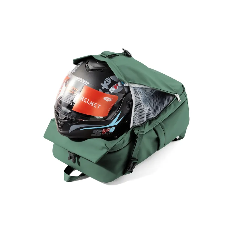 Kawasaki Fabric Backpack Helmet Bag Ball Bag Unisex Multicolor-25