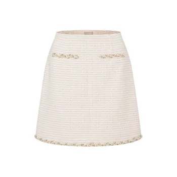 RARE Casual Short Skirts Women's Beige