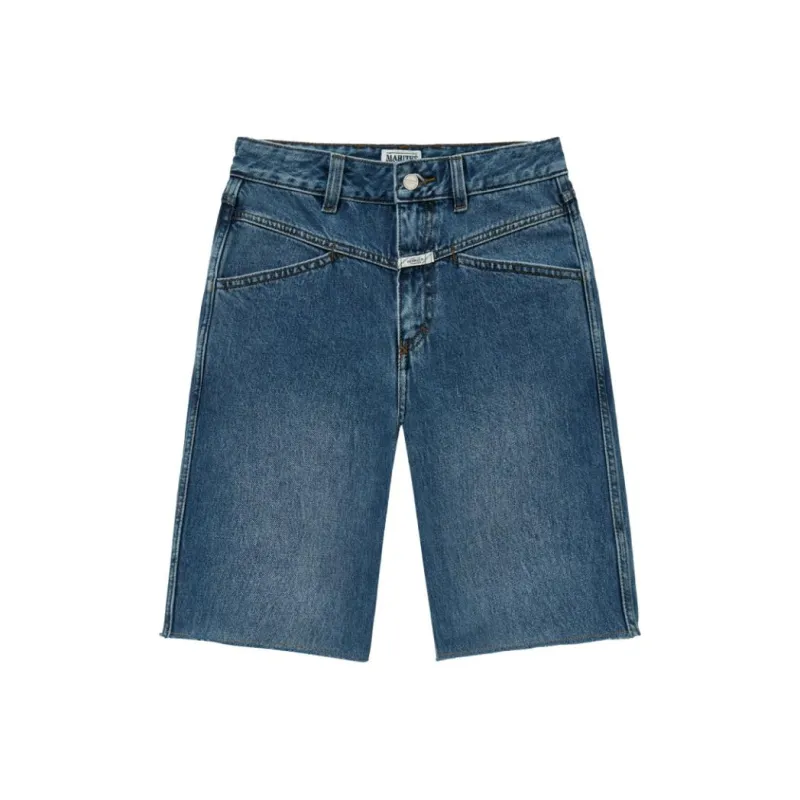 MARITHE FRANCOIS GIRBAUD SS24 Denim Shorts Women's Blue-0